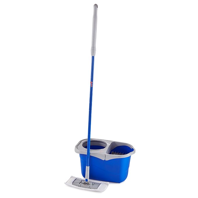 Quickie® Flat Spin Mop and Bucket System image number null