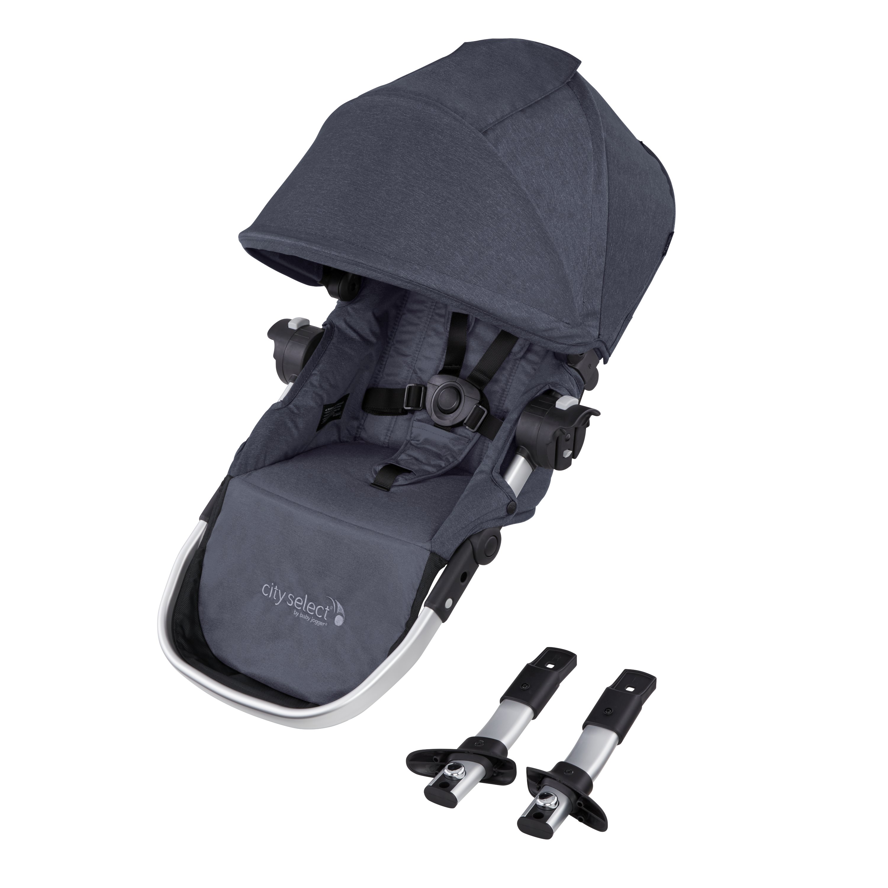 city select second seat kit black frame