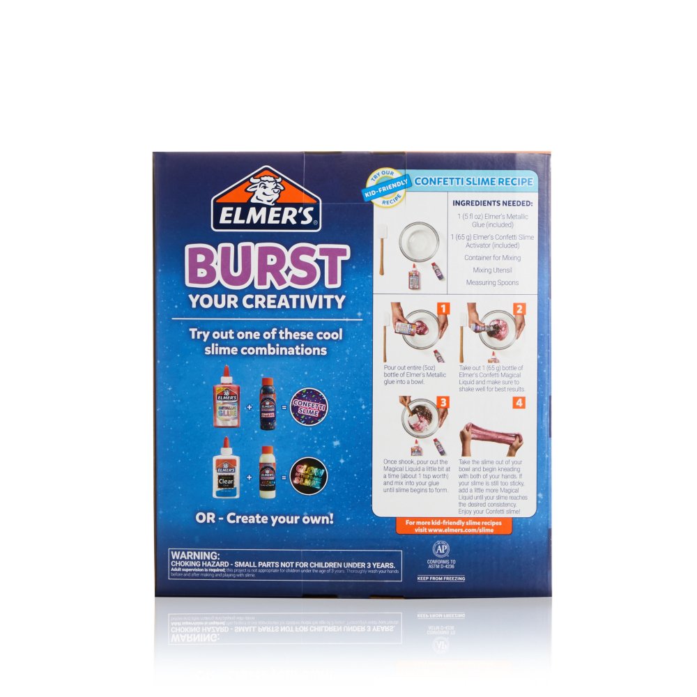 Elmer's 4pk Fairy Dust Slime Kit with Glue & Activator Solution