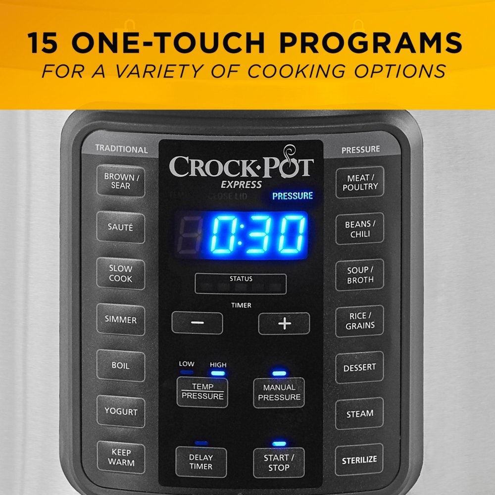 Crock-Pot® 10-Qt. Express Crock Multi-Cooker with Easy Release