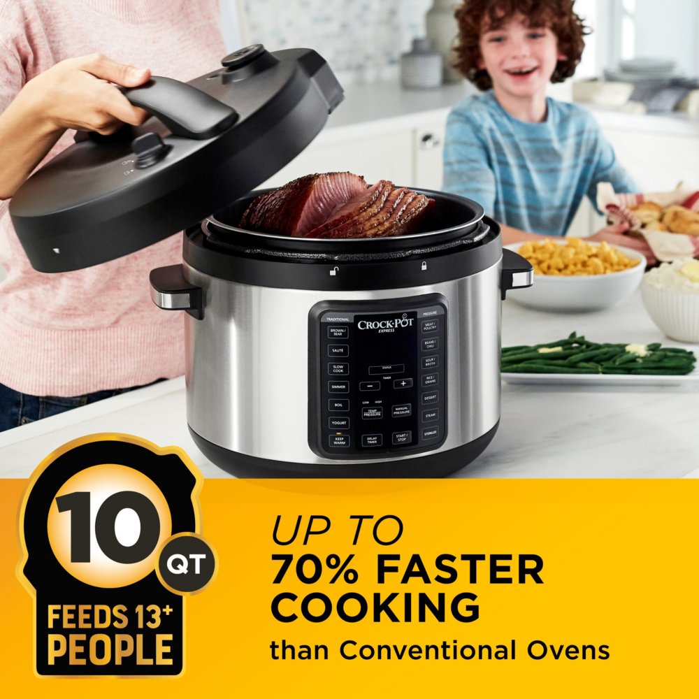 Kitchen & Table by H-E-B Programmable Slow Cooker with Searing Pot - Cloud  White - Shop Cookers & Roasters at H-E-B