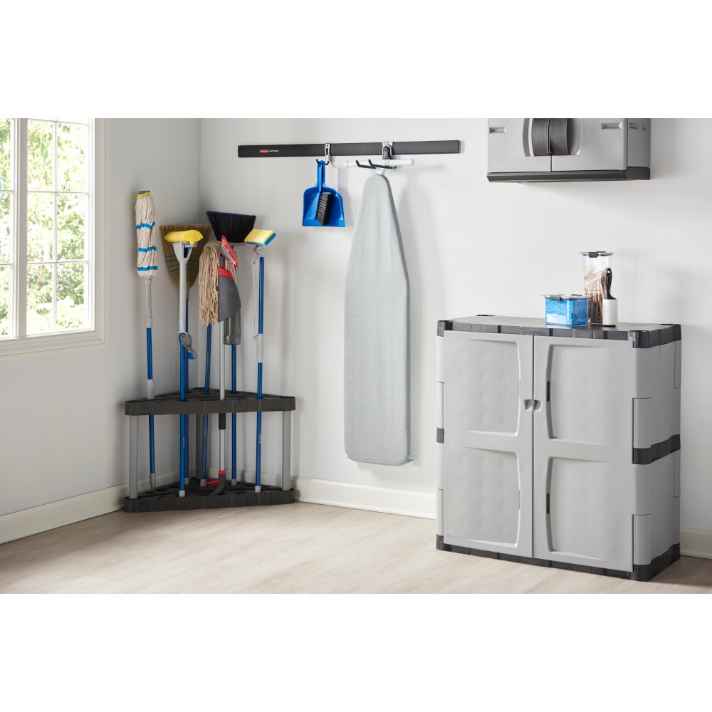 Rubbermaid corner tool tower sale