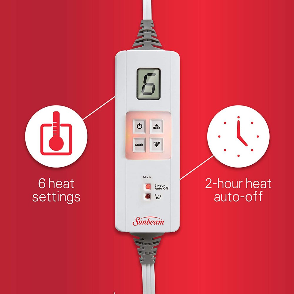 Sunbeam heating 2025 pad f1