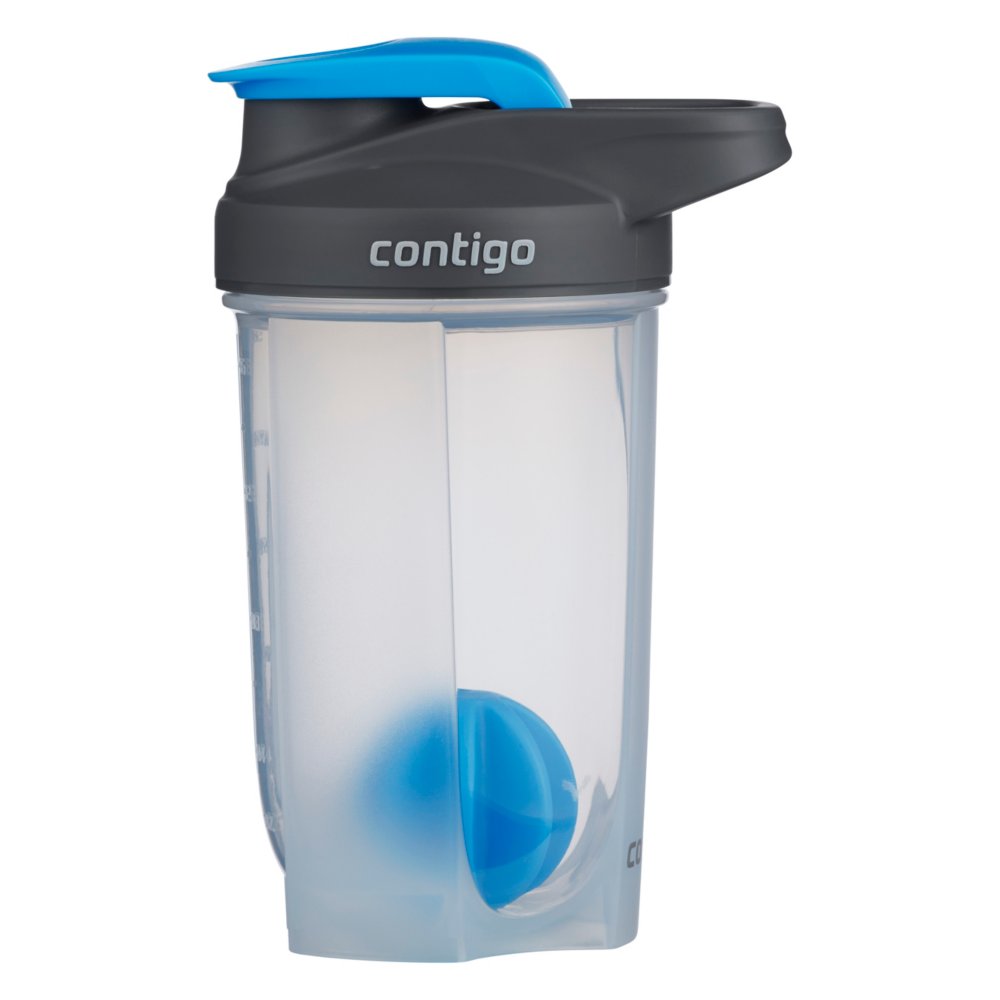 Contigo shaker bottle, used as water bottle daily for 1.5 years. perfect,  but would need a new rubber seal ring.Contigo offers you a new bottle  instead of just 1 tiny part to