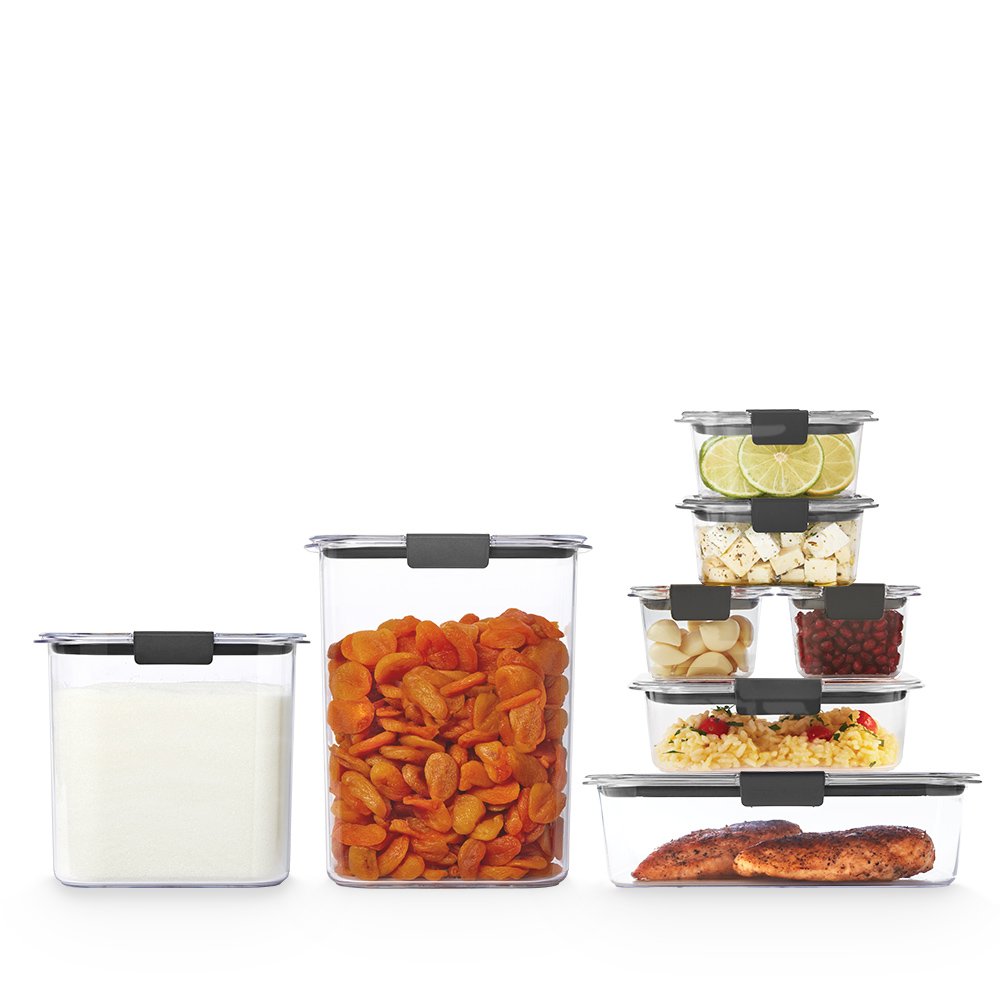 Brilliance™ Pantry Food Storage Container Set, Assorted Sizes Rubbermaid