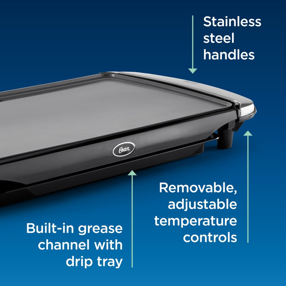 NONSTICK ELECTRIC GRIDDLE & GRILL, TEST, & REVIEW OSTER DIAMOND FORCE