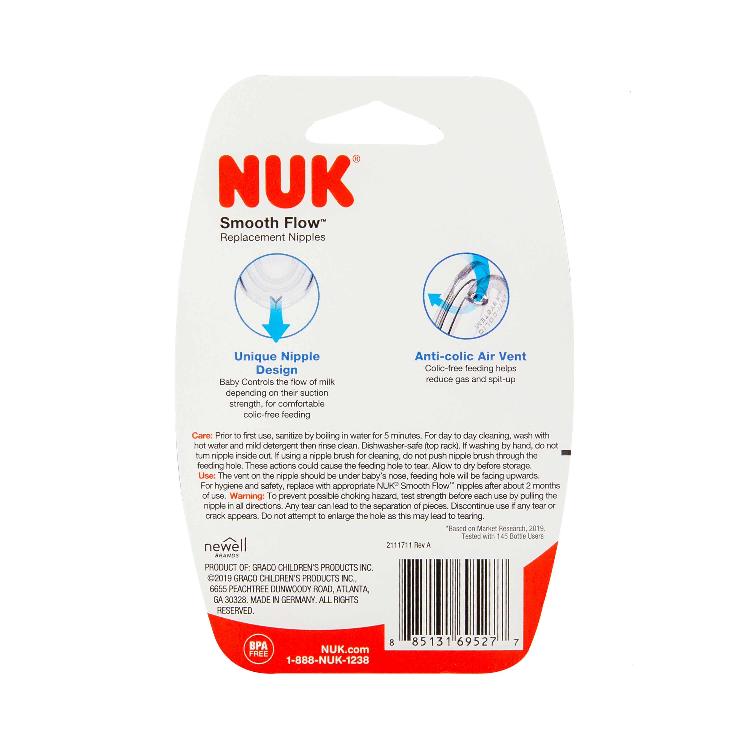 nuk anti colic nipples