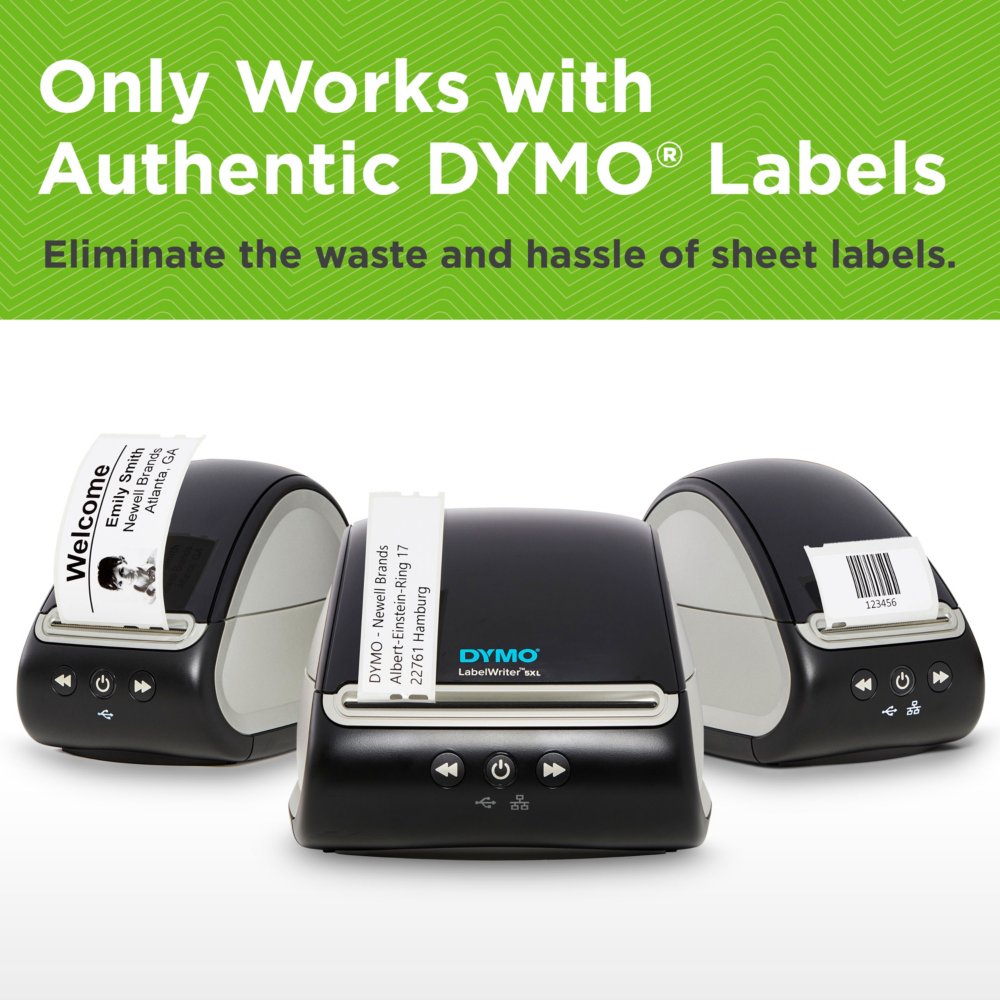 enKo Compatible Dymo 30256 Labels 2-5/16 x 4 White Shipping Label