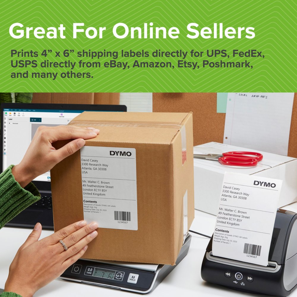 Dymo LabelWriter Label Extra Large Shipping 105 x 159mm Paper