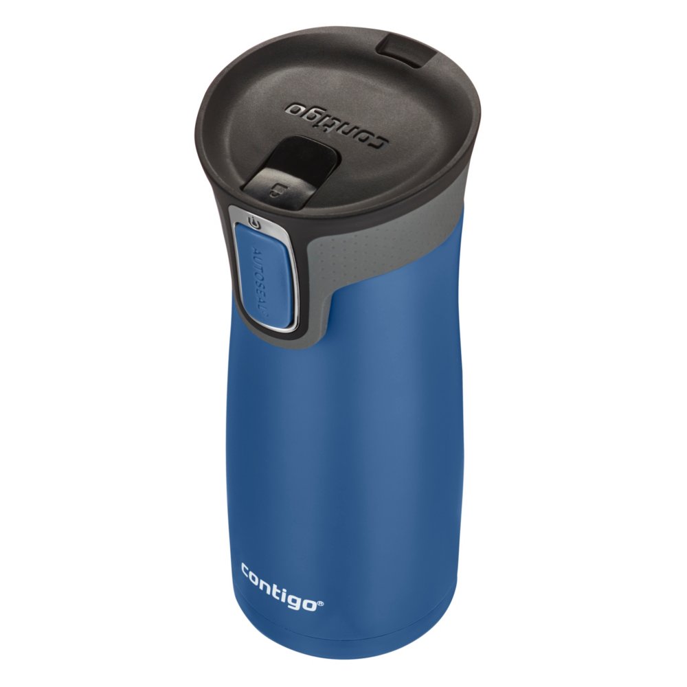 Contigo Autoseal West Loop Stainless Steel Coffee Travel Mug, Black, 16 oz