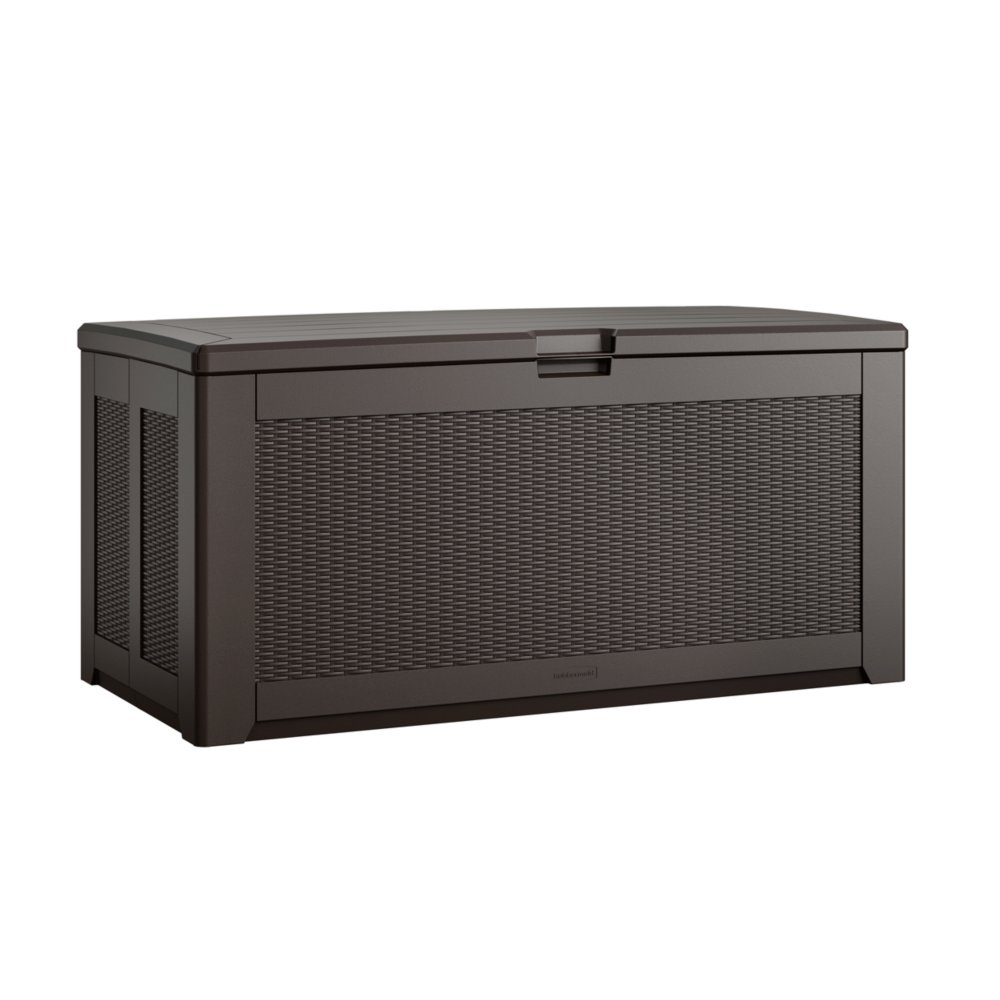 Rubbermaid patio chic storage deck box 1837304 sale