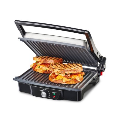 Oster® DiamondForce™ 3-in-1 Nonstick Indoor Grill, Panini Press, and Lay-Flat Grill