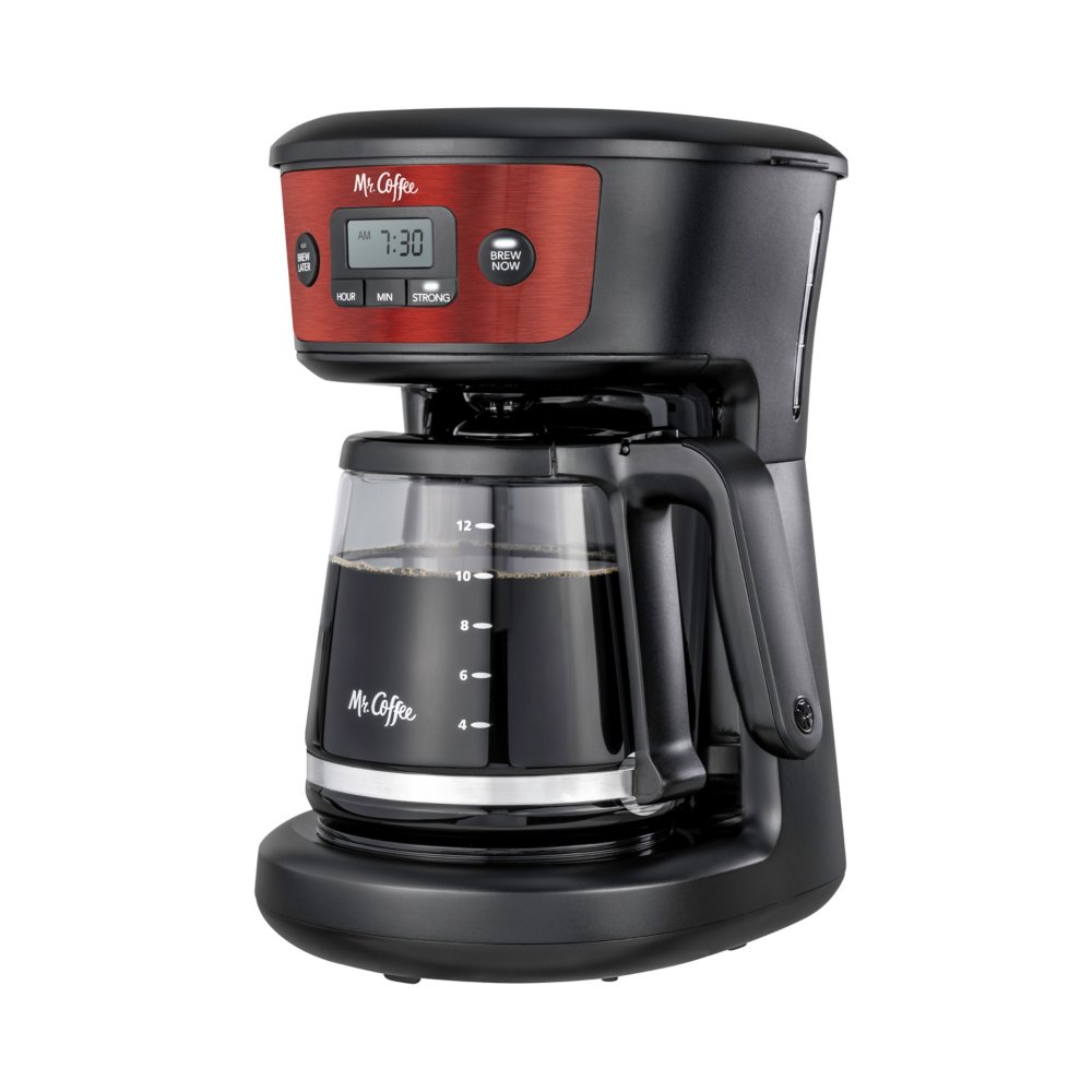 Mr. Coffee®12Cup Programmable Coffeemaker with Strong Brew Selector