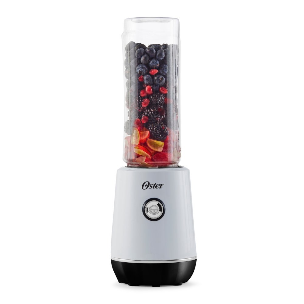 Oster Easy-to-Clean Blender with Dishwasher-Safe Glass Jar with a 20 oz.  Blend-n-Go Cup