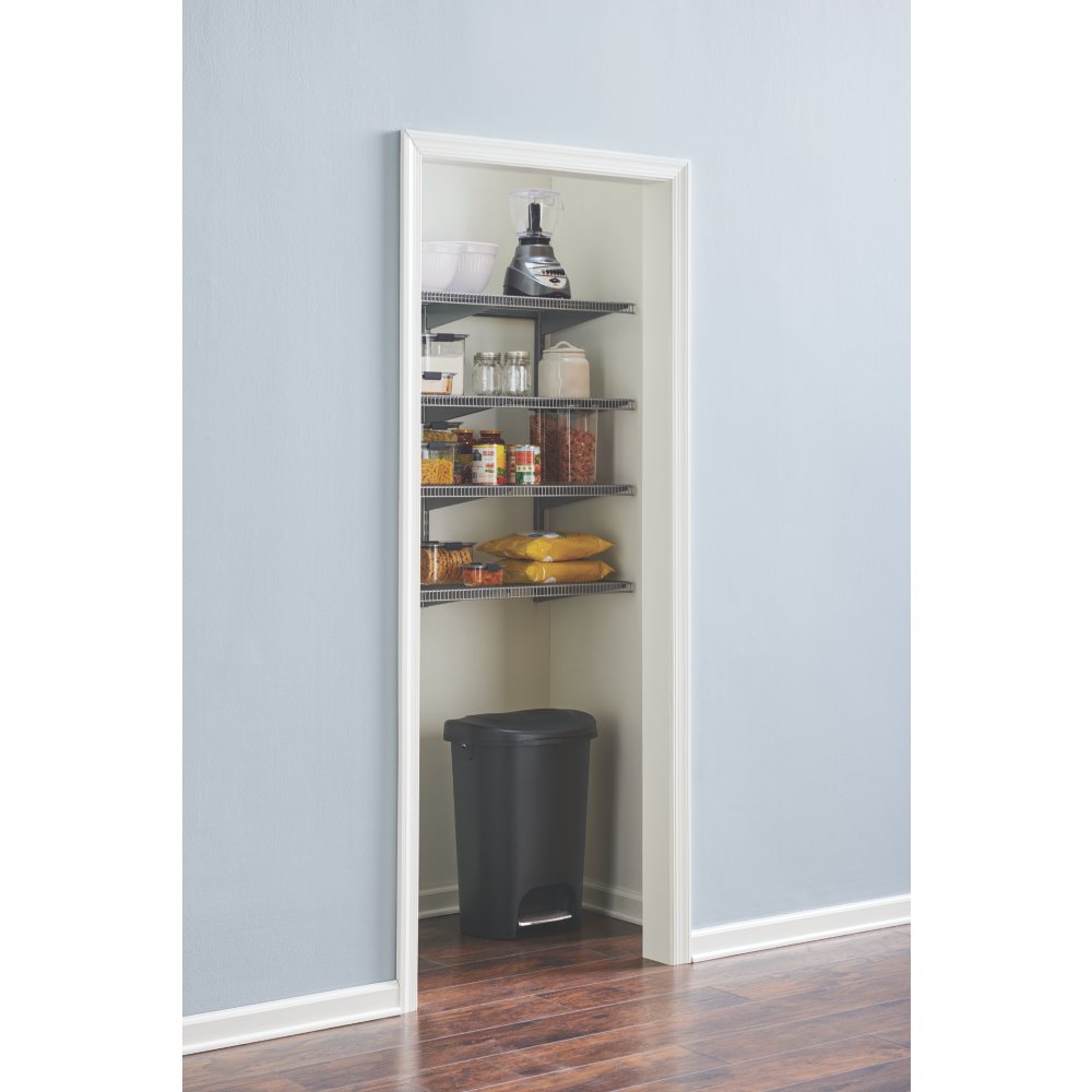 Rubbermaid FastTrack Pantry 4 Ft. 4-Shelf Kit - Baller Hardware