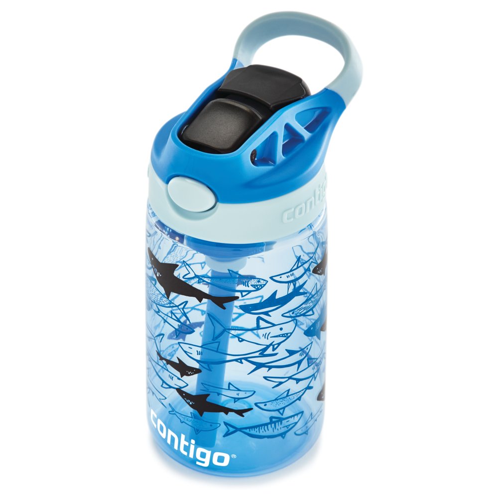 Contigo Kids! Water Bottle, Gizmo Flip, Nautical, 14 Ounce