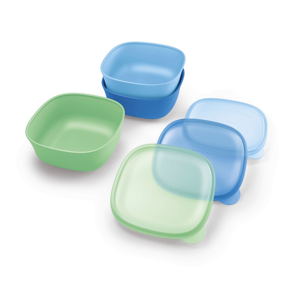 Nuk Silicone Baby Suction Bowls 2-Pack