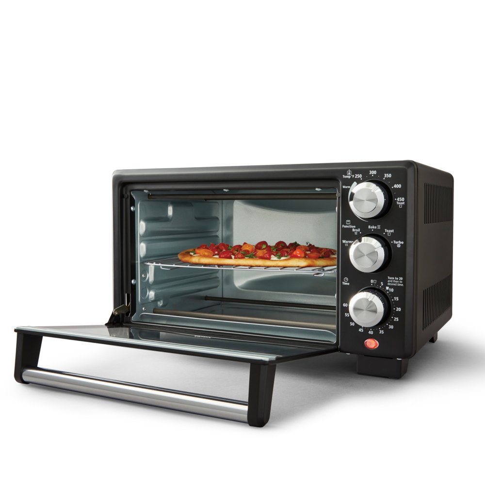  Betty Crocker Compact Toaster Oven, Pizza Oven with Toast &  Bake, 2 Slice Toaster with Top & Bottom Heaters, Kitchen Countertop Oven:  Home & Kitchen