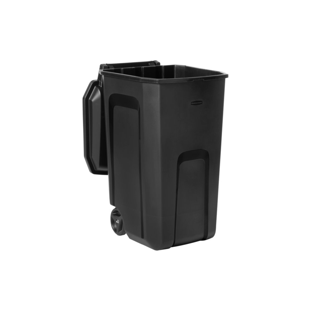 United Solutions TI0073 Wheeled Trash Can, 45 gal Capacity, Lid