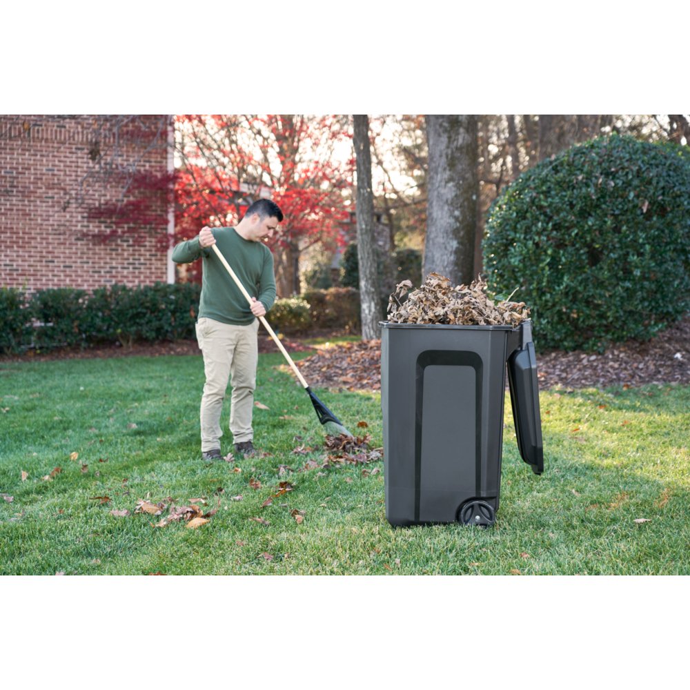 Roughneck™ Vented Wheeled Trash Can