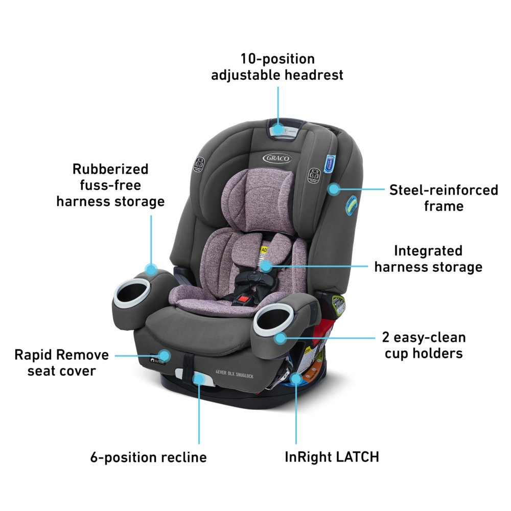 Graco 4ever Dlx Snuglock 4 In 1 Car Seat Baby - Graco Booster Seat Spare Parts
