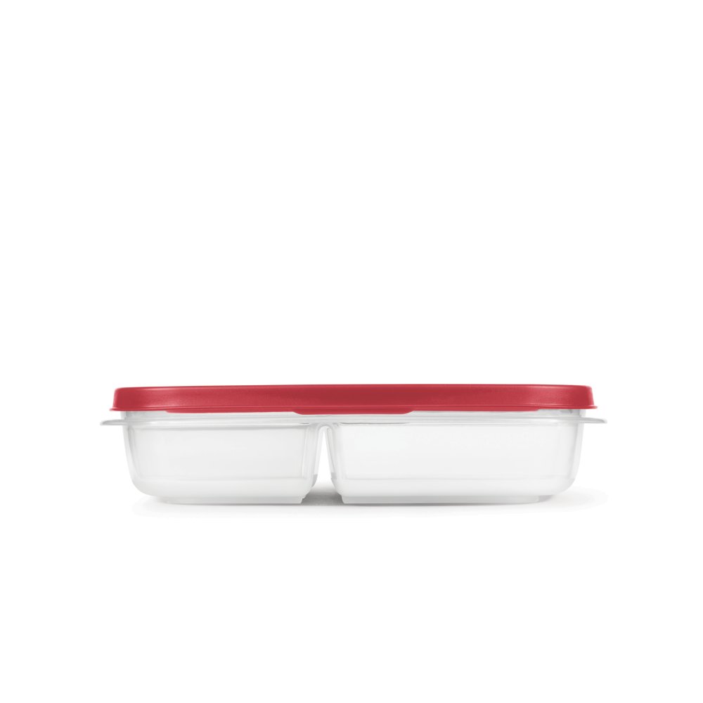 Home Basics Microwave Safe Plastic Square Food Storage Containers, (Pack of  3), Red, Each - Kroger