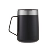 travel mug with handle in black image number 3