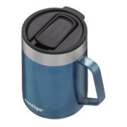 travel mug with handle in blue image number 2