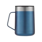 travel mug with handle in blue image number 3