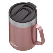 travel mug with handle in rose gold image number 1