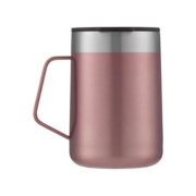 travel mug with handle in rose gold image number 3
