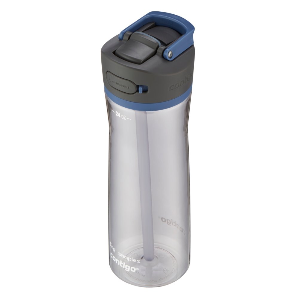 Contigo Water Bottle, Leak-Proof Lid with Autospout, Blue Corn, 24 Fluid Ounce