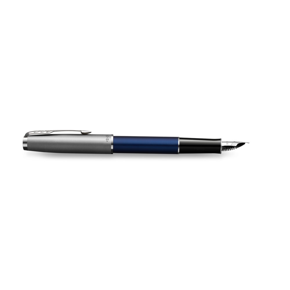 Parker stylo plume Sonnet Essential, fine, en boîte-cadeau, Blue CT (bleu)