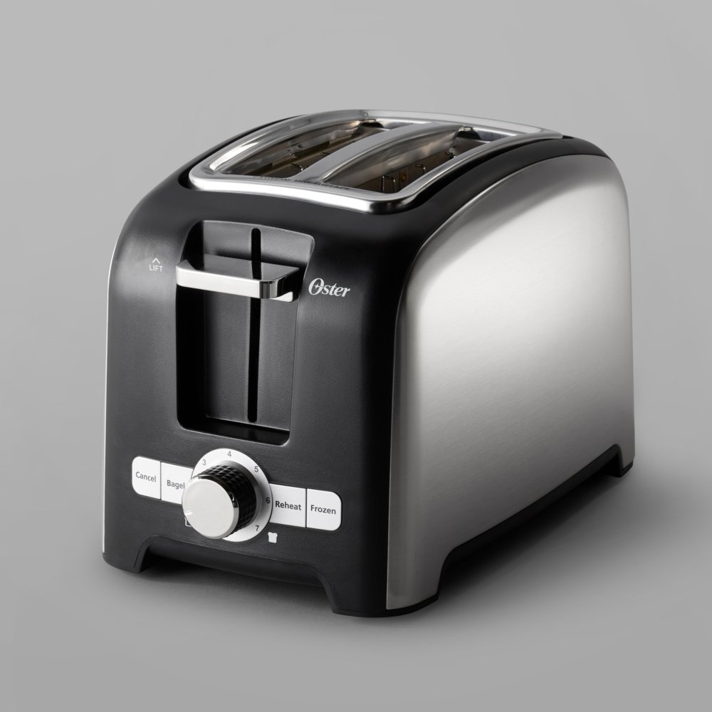 Oster® 2-Slice Toaster with Extra-Wide Slots and 3 Functions