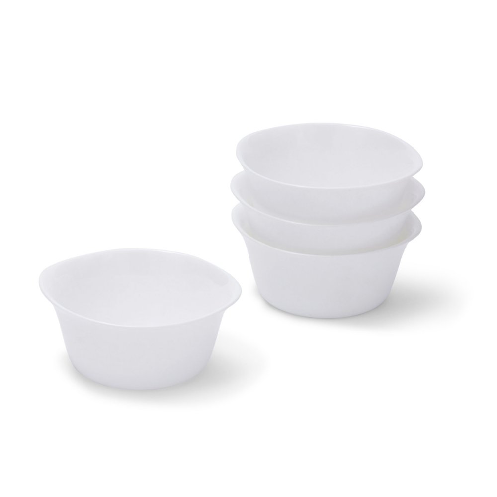 Rubbermaid® DuraLite™ Glass Bakeware, Ramekin Set, 1Cup Ramekins, 4