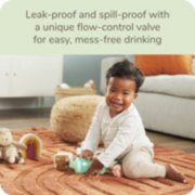 Leak proof and spill proof with a unique flow control valve for easy, mess free drinking image number 4