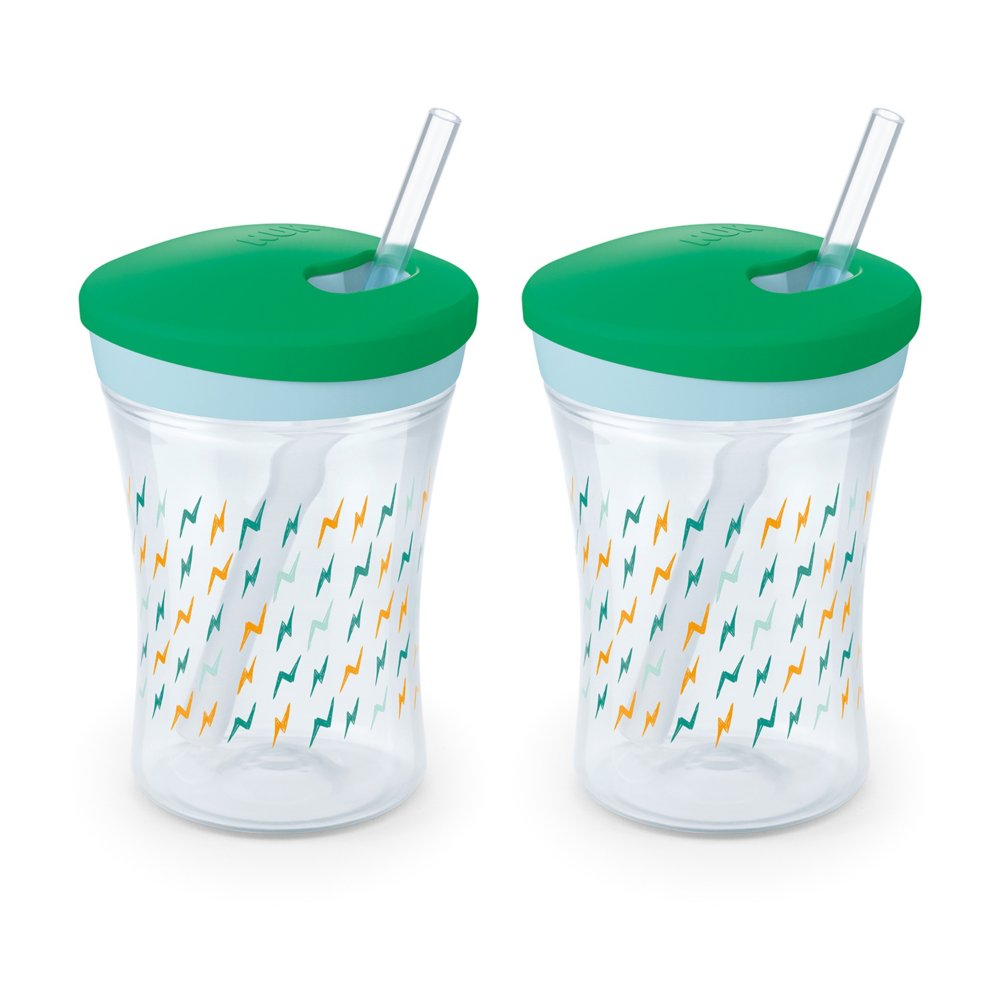 Nuk water bottle with 2024 straw