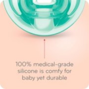 one hundred percent medical grade silicone is comfy for baby yet durable image number 4