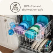 sustainable kids tableware in dishwasher image number 3
