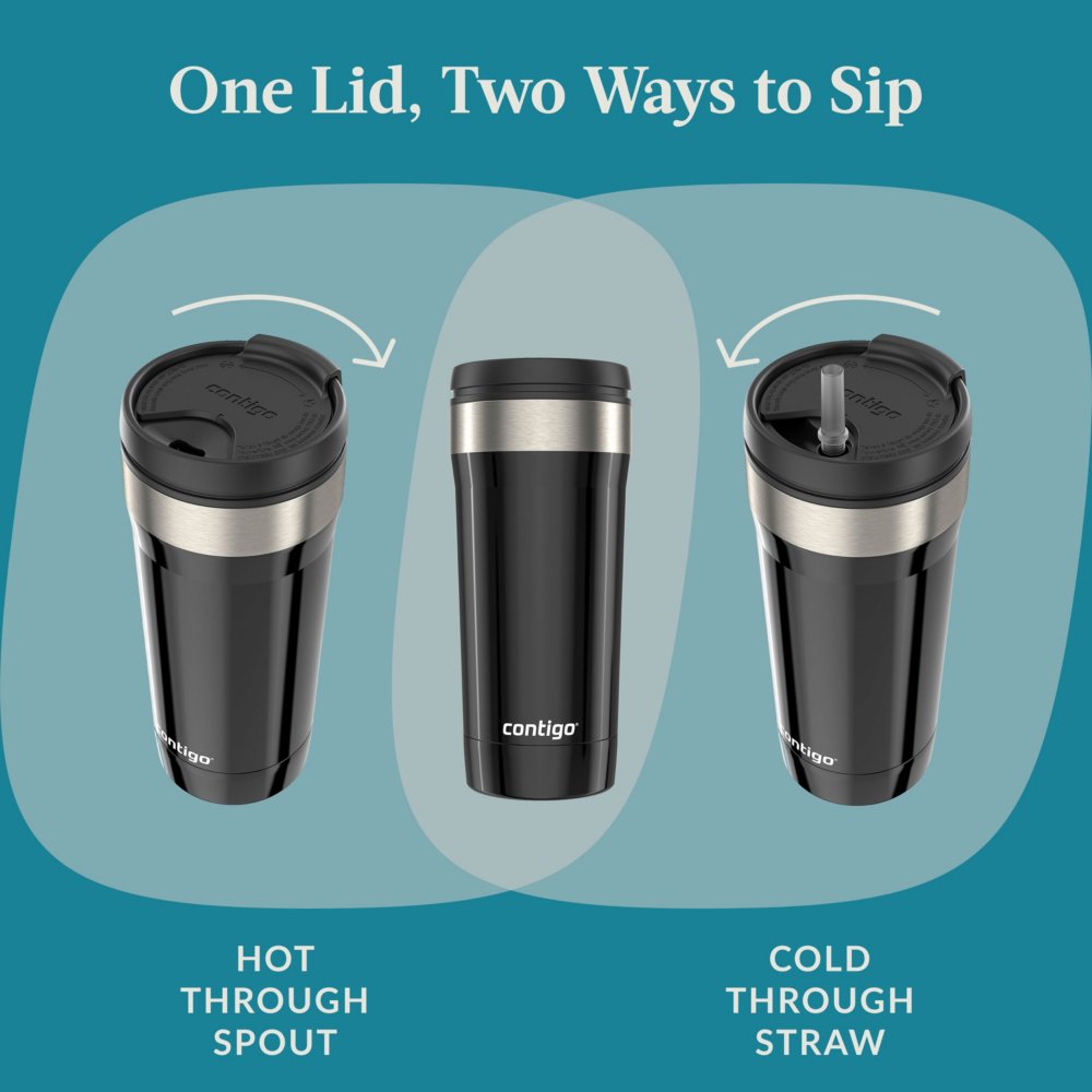 Contigo Uptown Dual-Sip Tumbler Lid Disassembly and Reassembly