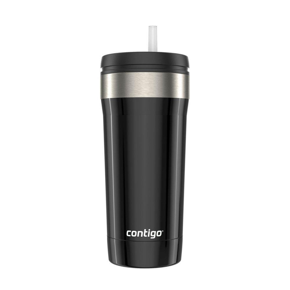 12 oz Stainless Steel Insulated Travel Mug for Coffee & Tea - Vacuum  Insulated Car Tumbler Cup with Spill Proof Twist On Flip Lid - Thermos  Keeps