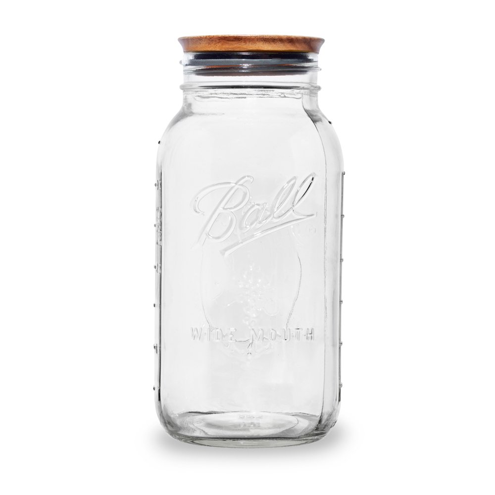 Ball® Single Mason Jar & Wooden Lid, Wide Mouth