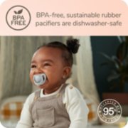 BPA-free, sustainable rubber pacifiers are dishwasher-safe image number 5
