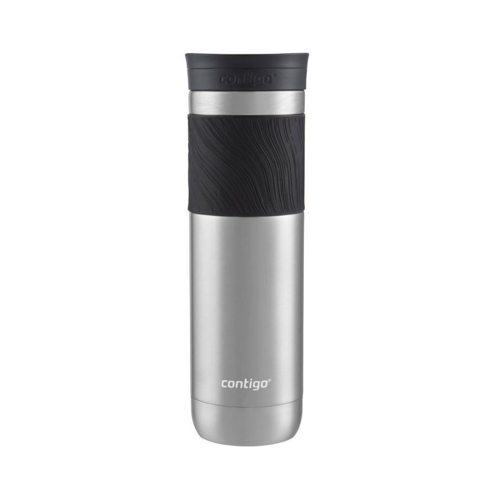 Byron Stainless Steel Travel Mug with SNAPSEAL™ Lid and Grip, 16