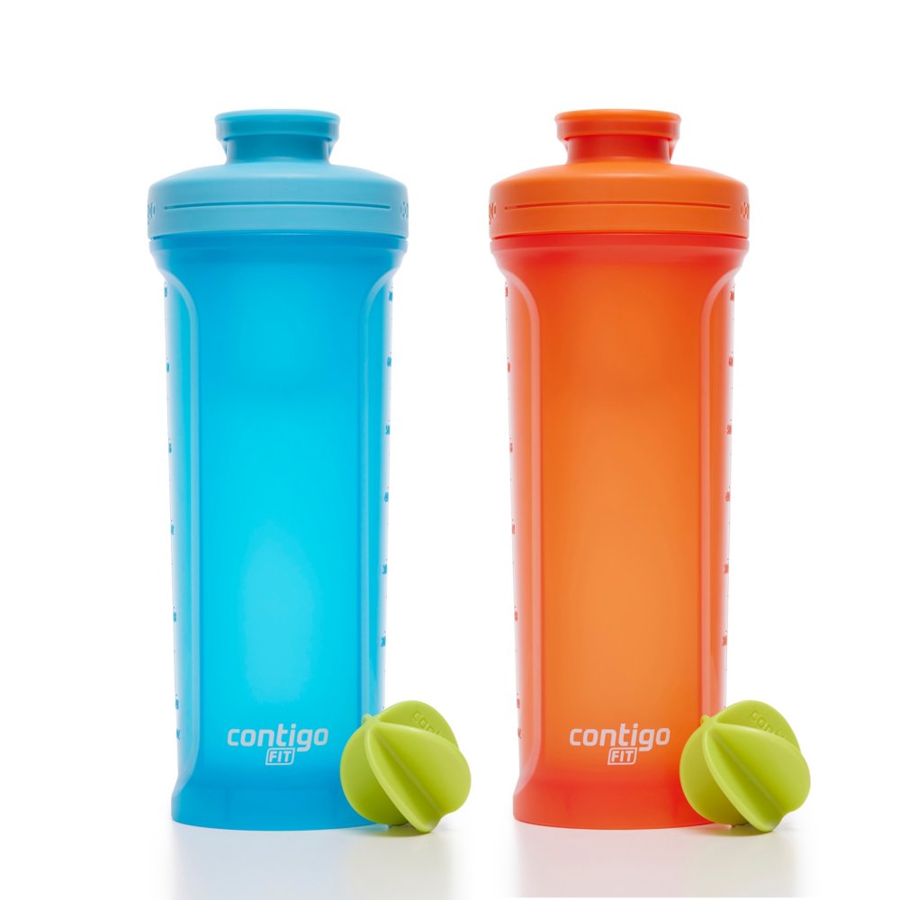 Magic Teafit Blue and Pink 2-Pack 25 oz Shaker Bottle