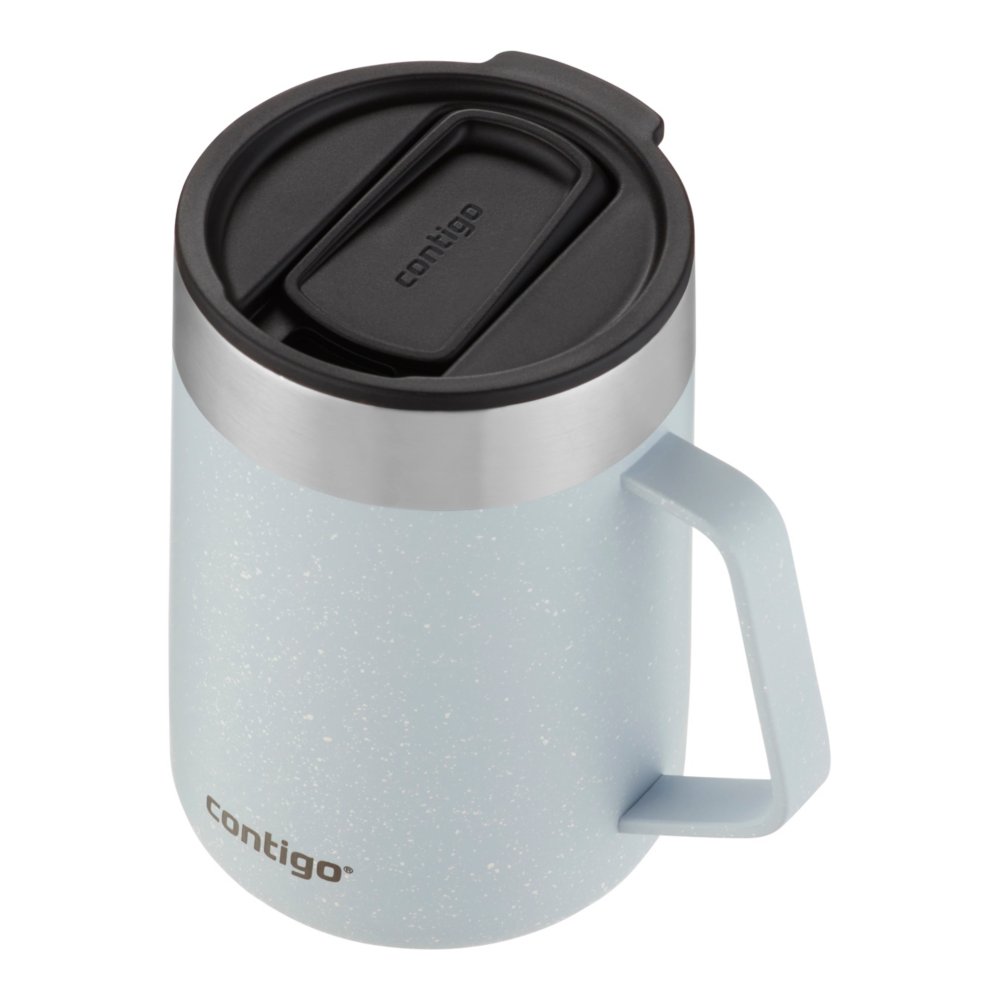 Contigo® Stainless Steel Vacuum-Insulated Mug with Handle and Splash-Proof  Lid, Licorice, 14 oz