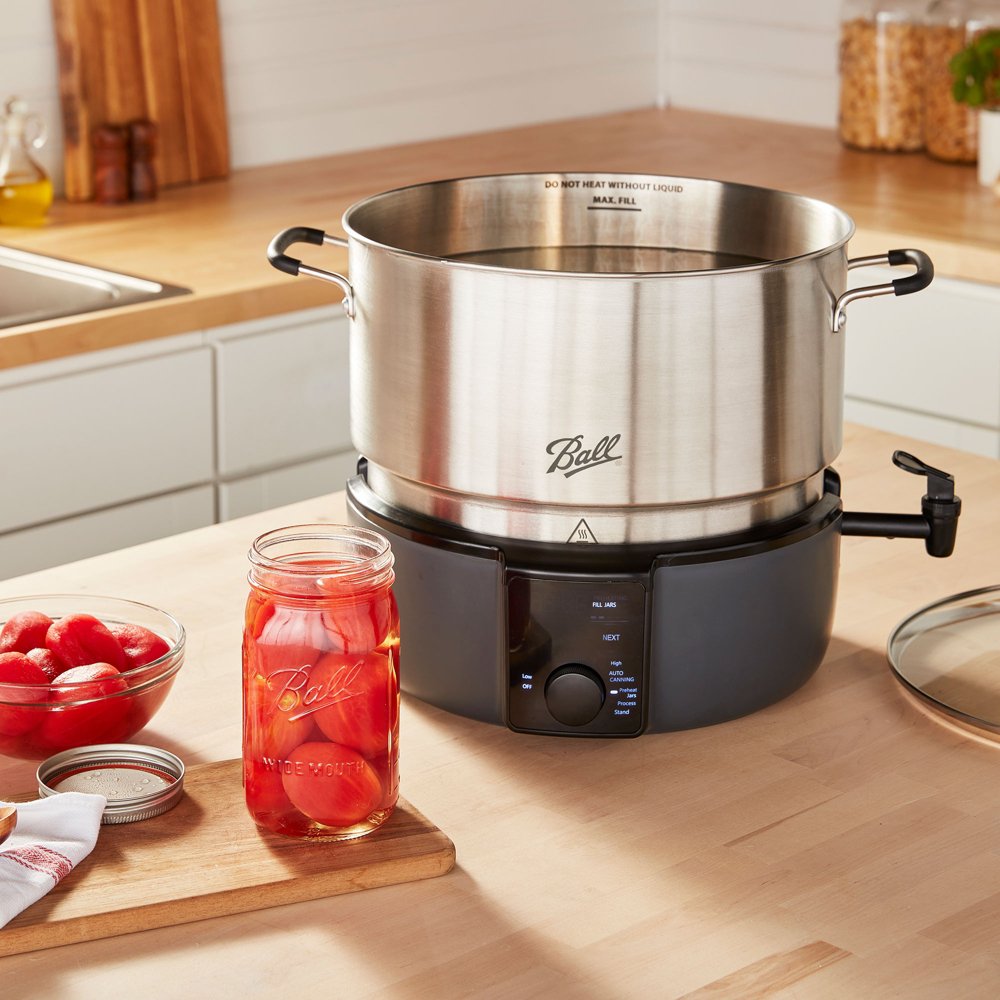 Electric water bath store canner