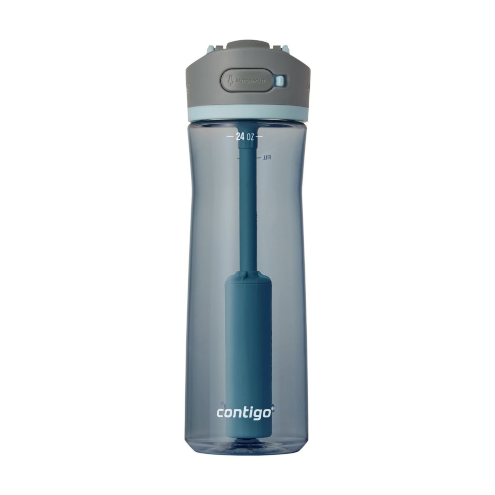 Contigo® Wells Plastic Filter Water Bottle with AUTOSPOUT® Straw Lid, 24 Oz.