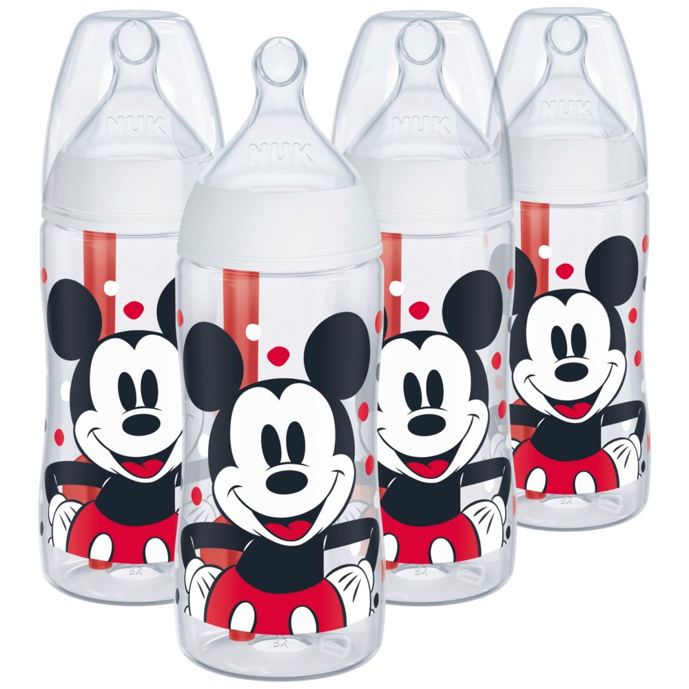  Disney Mickey Mouse Slim Sippy Cup, Multi, 2 Count : Baby