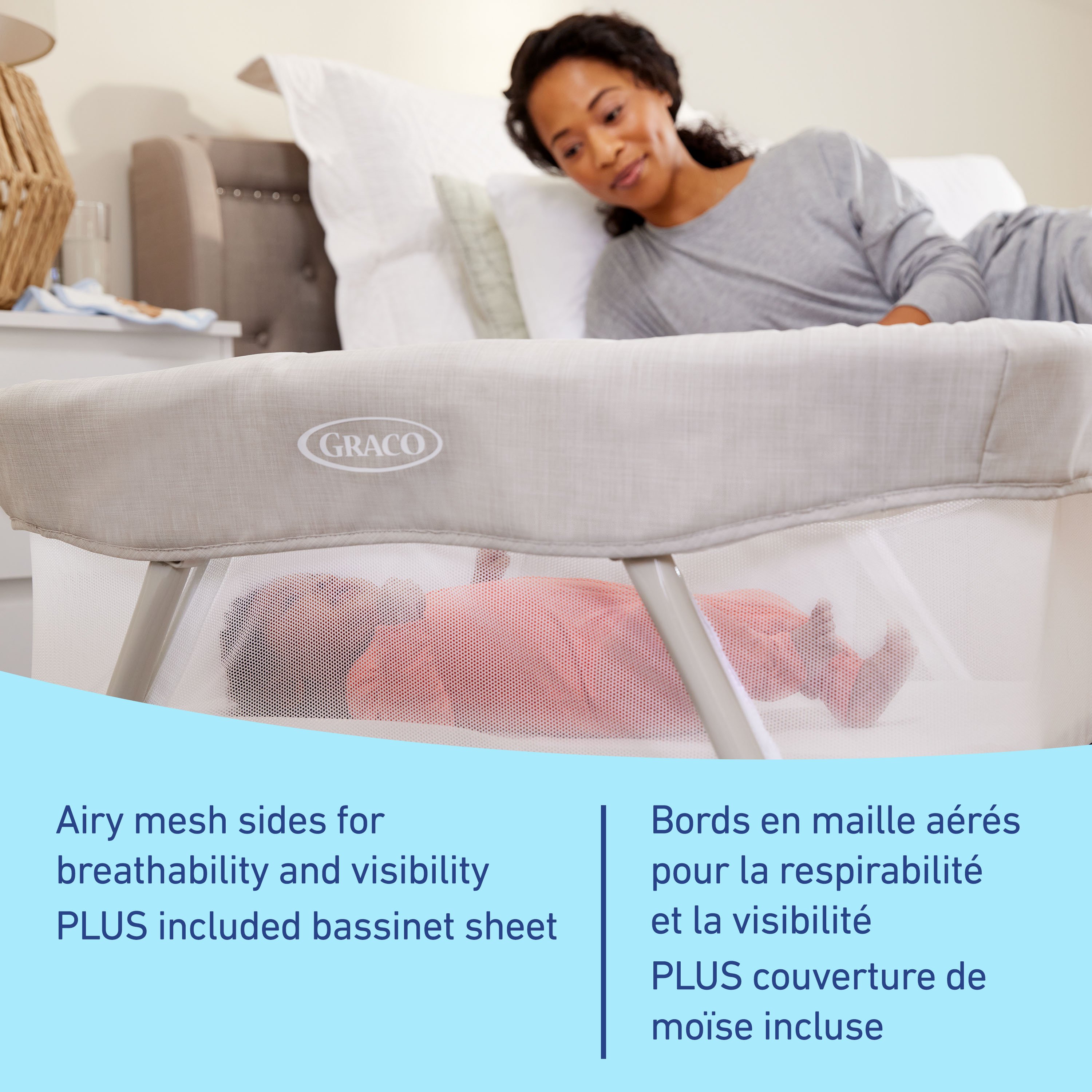 Moïse de chevet Graco DreamMore, Saule